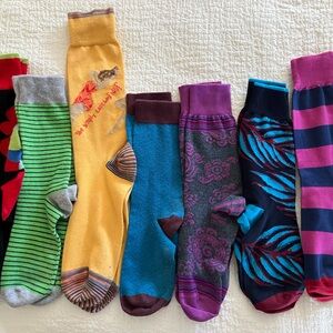 Colorful Men's Casual Socks Set